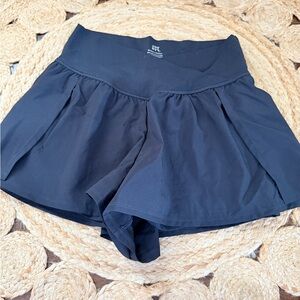 JoyLab Black Shorts with biker shorts underneath